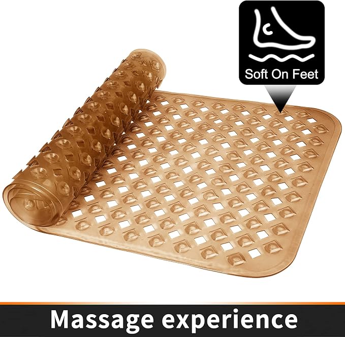 Yimobra Bathtub Mat Non Slip, Super Strong Suction Cups, 34.5"x15.5" Long - Image 8