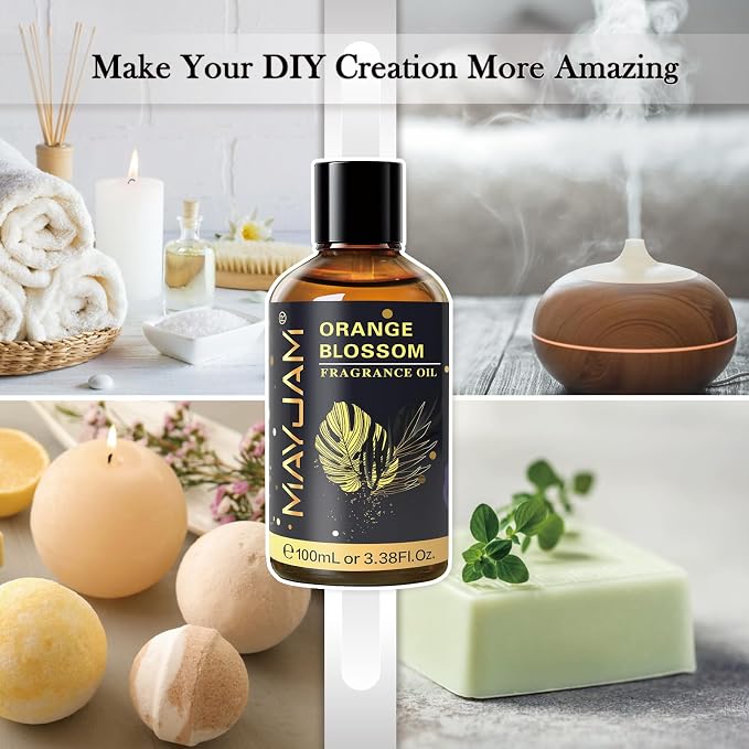 MAYJAM 100ML/3.38FL.OZ Orange Blossom Fragrance Oils - Image 5