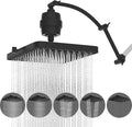 Hibbent Rain Filtered Shower Head, Solid Brass Adjustable Shower Arm Extender by Hibbent