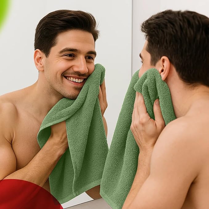 RIVERSIDE 6 Pack Premium Hand Towels Set, 16x28 inches, 100% Ring Spun Cotton - Image 5