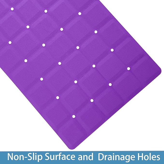 Foldable Silicone Bathtub Mat: Jumbo Size Heavy Duty Safety Bath Mat - Image 4