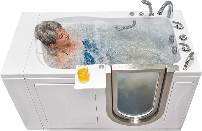 Ella Royal 32"x52" Acrylic Hydro Massage Walk-In Bathtub - Image 3