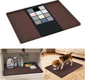 URMONA Waterproof Silicone Under Sink Mat 25'' x 19'' Shelf Liner by URMONA