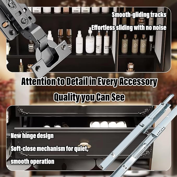 56IN Modern Bathroom Vanity - Image 7