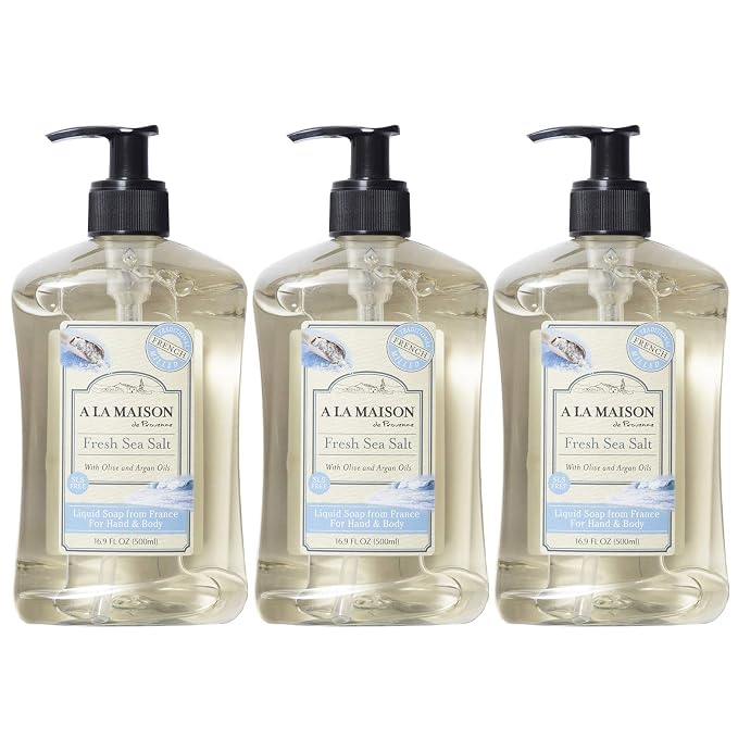 A LA MAISON French Liquid Hand Soap, Fresh Sea Salt by ALaMaison