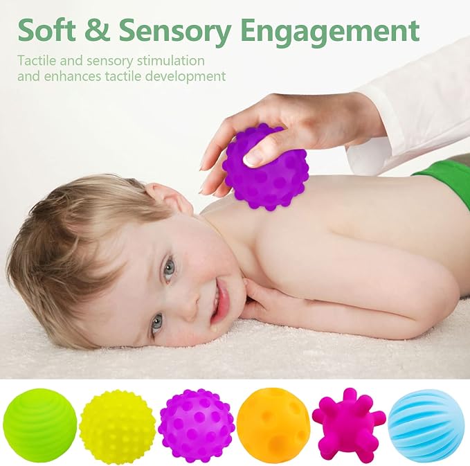Sensory Balls for Baby Sensory Baby Toys 6 to 12 Months for Toddlers 1-3 - Image 8