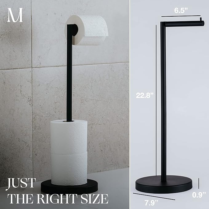 Marmolux Acc - Free Standing Toilet Paper Holder 1pc - Bathroom Storage - Image 2