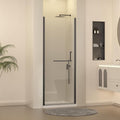 Frameless Pivot Shower Door 29-30" W x 72" H, Pivot Swing Shower Glass Door by FINDEPOT