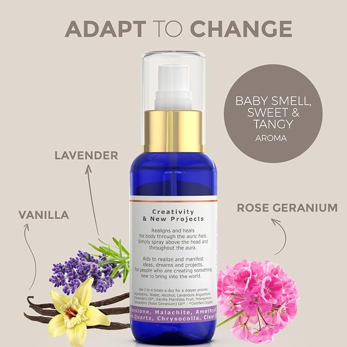 BALIPURA - Birthing Crystal Aura Spray - Sage, Jasmine & Vanilla Essential Oil - Image 3