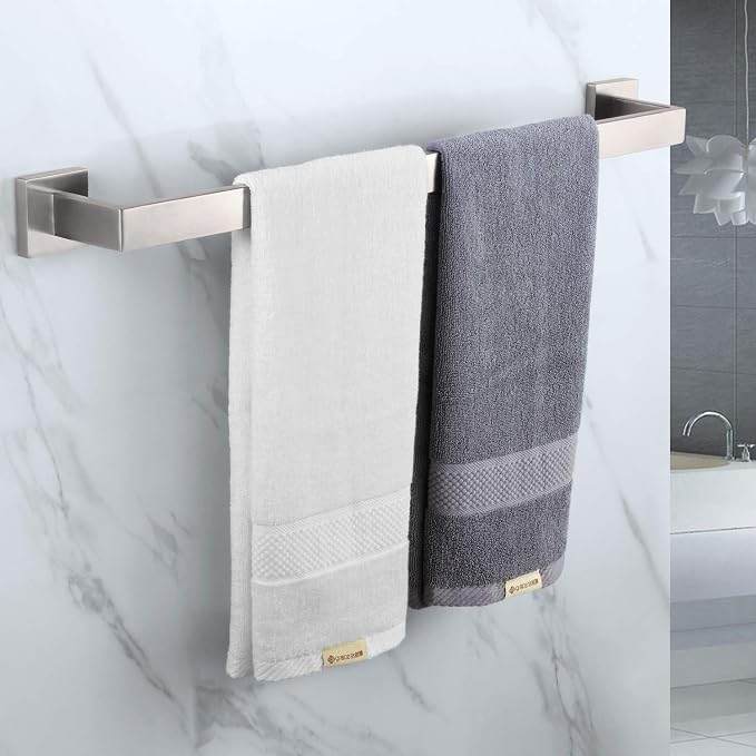 KOKOSIRI 24-Inch Single Towel Bar, Bathroom Kitchen Towel Holder, Wall Mounted - Image 7