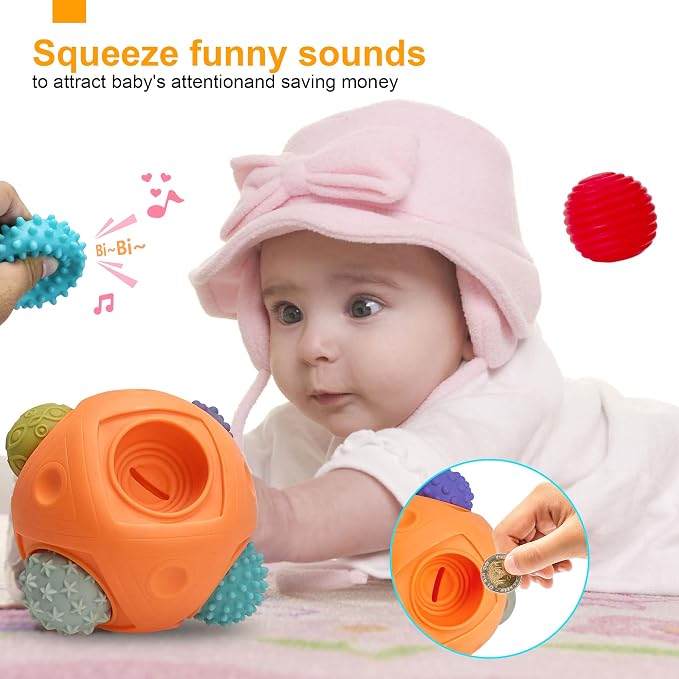 Balls for Toddlers 1-3 Baby Sensory Toys, Montessori Toys for Babies 6-12 - Image 3
