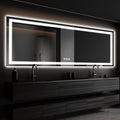 ISKM 72'' x 32'' LED Mirror for Bathroom Lighted Vanity Mirror for Wall Front by ISKM-IStillKeepMovin