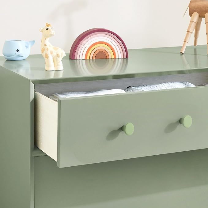 Ravinte 25 Pack Cabinet Knobs Light Green Kitchen Cabinet Knobs Round Dresser - Image 4
