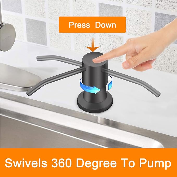 Sink Soap Dispenser, Kichen Sink SoapDispenser, Under Sink Soap Dispenser Pump - Image 2