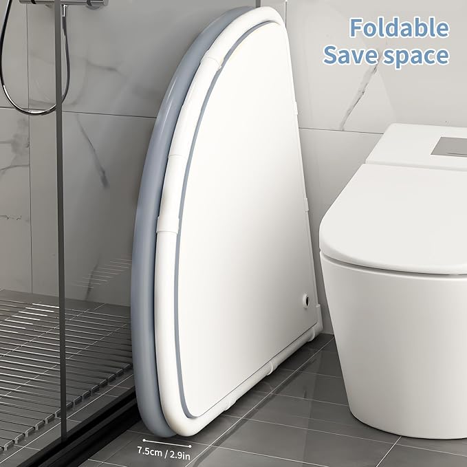 Foldable Bathtub for Adults, 28.8" Fan-Shaped Portable tub, Large Collapsible - Image 6