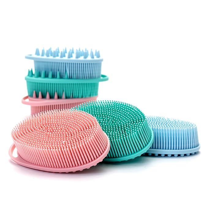Premium Sensory Brush for Kids or Autism, Soft Silicone Body Scrubber, 2 in 1 - Image 7