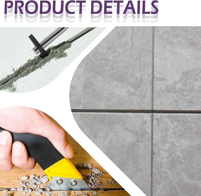 Swpeet 7Pcs Grout Removal Tool and Tile Grout Saw Angled Grout Saw - Image 6