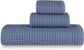 sea me at home Waffle Bath Sheet Set, 100% Turkish Cotton, Includes 1 Bath Sheet by seameathome