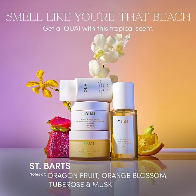 OUAI Scalp & Body Scrub, St. Barts Travel Size - Image 3