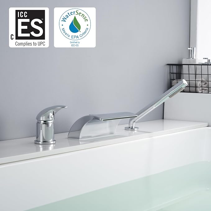 sumerain Waterfall Roman Tub Faucet - Image 2