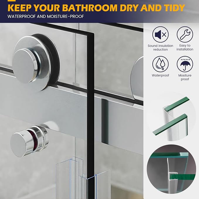 Shower Glass Door Side Seal, to Stop Water Leakage - Image 5