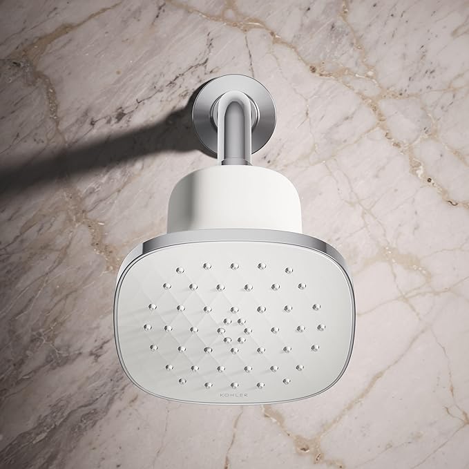 Kohler 37722-Y-CP Cinq™ Square single-function filtered showerhead, 2.5 gpm - Image 5