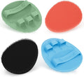 Soft Silicone Bath Gloves 4PCS, 360° Anti-Slip & Enlarged Silicone Body Scrubber by GEENOA