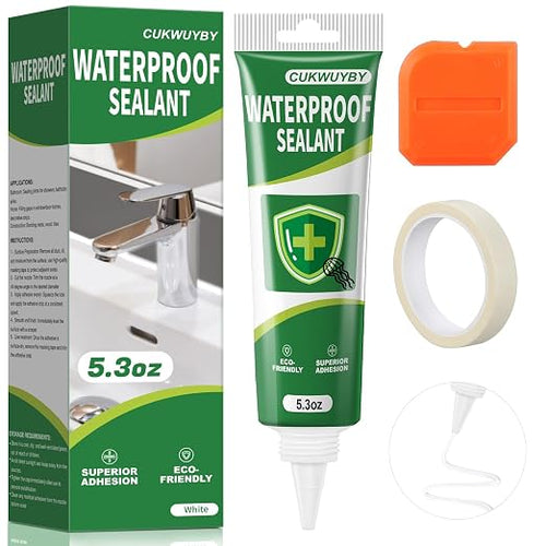 1 Pack Silicone Caulk 5.2 Oz Squeeze Tube Waterproof Silicone Sealant by Unknown