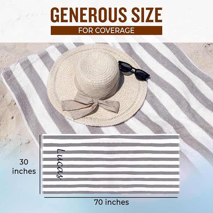 Personalized Passion Beach Towels - Image 4
