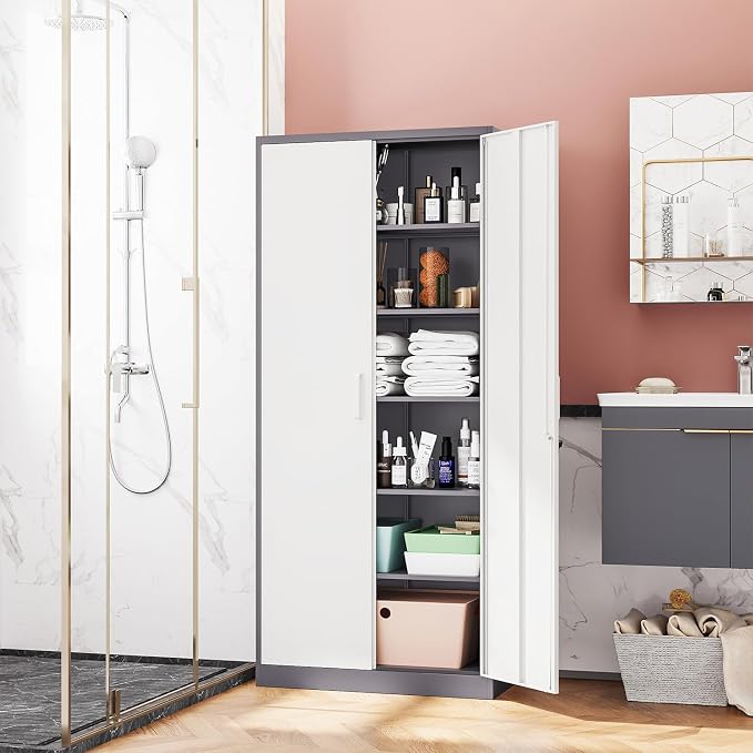 Metal Storage Cabinet-72” Tall Steel File Cabinets - Image 9