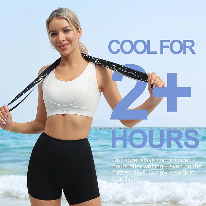 Cooling Towel, Ice Towel for Neck, Soft Microfiber Chilly Towel Stay Cool for - Image 3