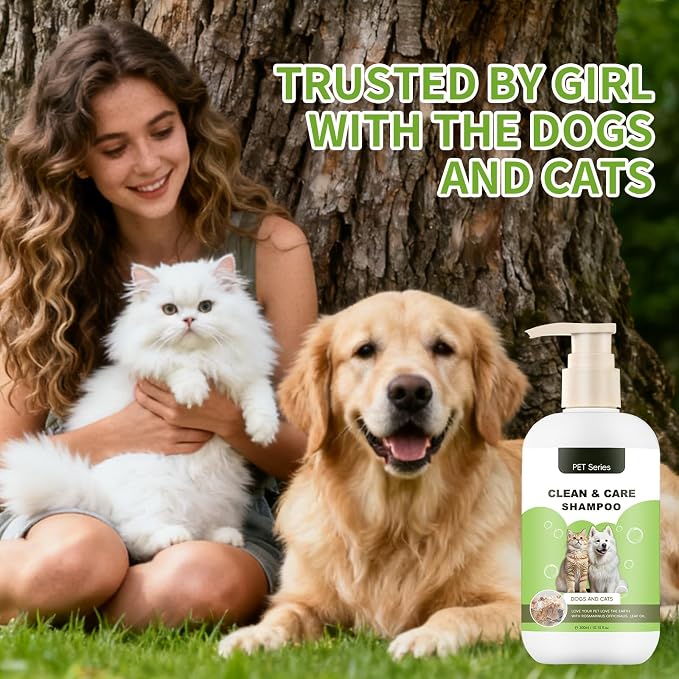 Clean Care Shampoo for Dogs and Cats, Seasonal Itch Relief Shampoo, Skin and - Image 4