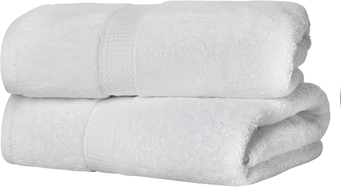 Superior Egyptian Cotton Pile Bath Towel Set of 2, Ultra Soft Luxury Towels by SUPERIOR