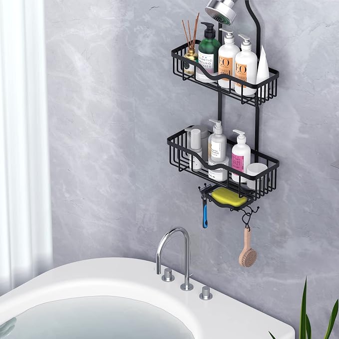 Kadolina Shower Caddy Hanging, Bathroom Organizer Rack, Shower Rack - Image 6