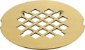 4-1/4 inches Snap-On Round Shower Drain Cover, Stainless Steel by Holge