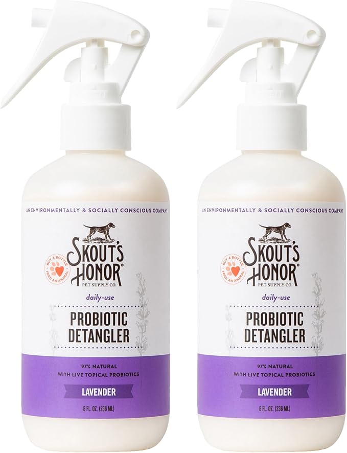 Skout's Honor Probiotic Pet Detangler Spray by SKOUTSHONOR