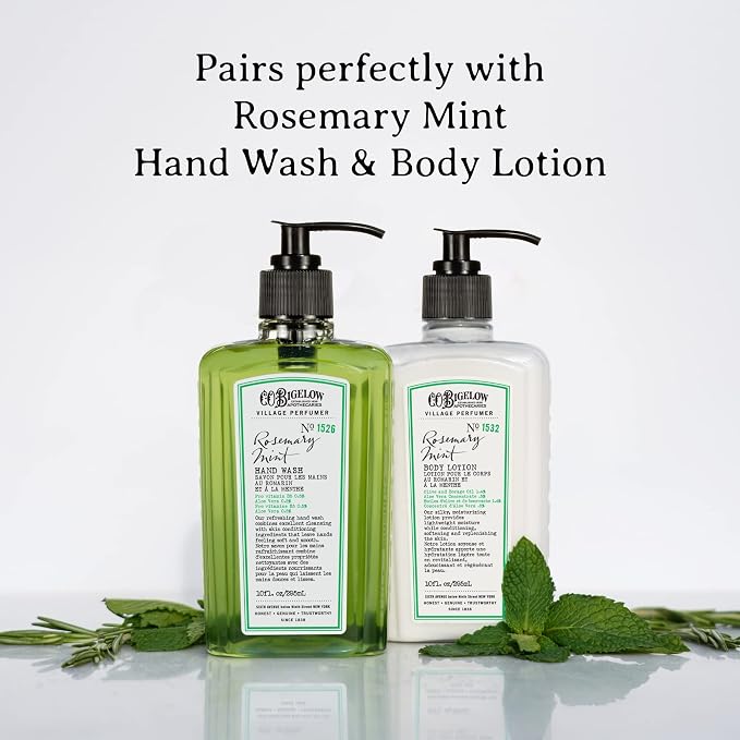 C.O. Bigelow Rosemary Mint Body Wash, Village Perfumer Moisturizing Body Wash - Image 5