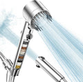 Filtered Shower Head with Handheld, High Pressure Water Flow and Multiple Spray by Sipaote
