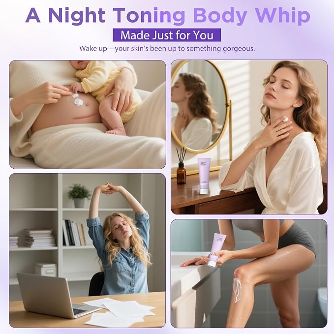Overnight Toning Body Whip – Clinically Tested Night Cream - Image 5