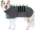 Super Absorbent Dog Bathrobe, Microfiber Bath Robe Towel by HezzLuv