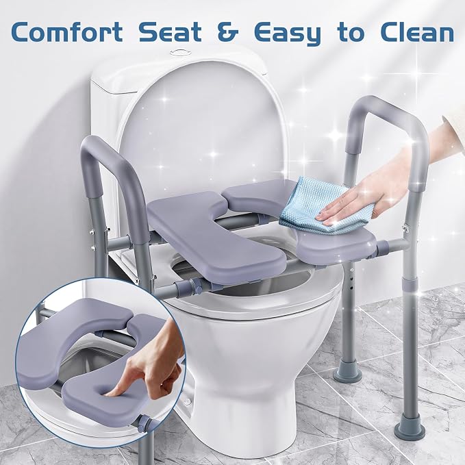 Toilet Seat Risers for Seniors, Raised Toilet Seat - Image 5