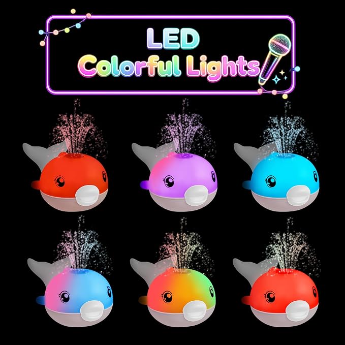 Bath Toys, Light Up Dolphin Baby Bath Toys - Image 6