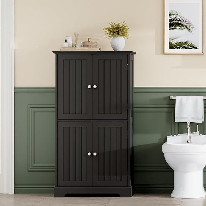 ChooChoo Bathroom Floor Cabinet, Modern Bathroom Storage Cabinet - Image 6