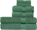Christy Supreme Hygro 6 Piece Towel Set | Spruce | 100% Luxury Supima Cotton | by Christy