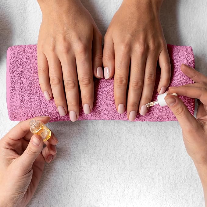 Hand Towels Pink Economy Towels Salon Towels - Image 8