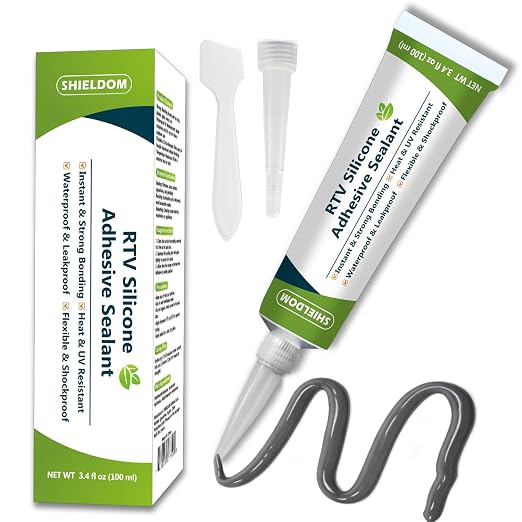 RTV Silicone Sealant Waterproof Seal & Caulk All-Purpose Adhesive Stronger by SHIELDOM