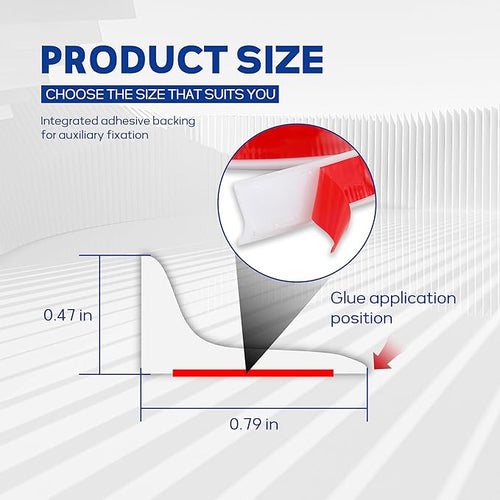 118 Inch Shower Threshold Water Dam Guard Included Silicone sealant, - Image 2