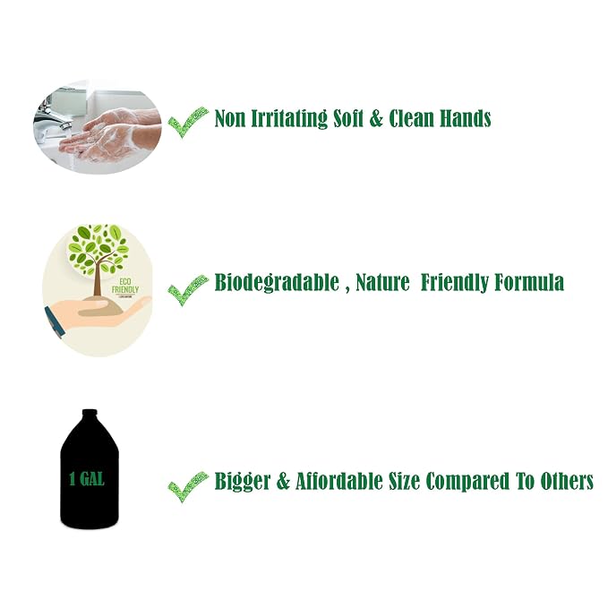 GreenFist Foaming Hand Soap Refills Cinnamon Scent Jug Foam Refill Made in USA - Image 4