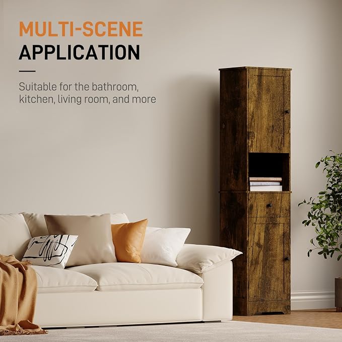 Tall Bathroom Cabinet, Storage Cabinet - Image 5