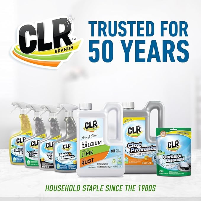 CLR Brands® Calcium, Lime & Rust Remover Free & Clear, No Dyes or Fragrances - Image 6